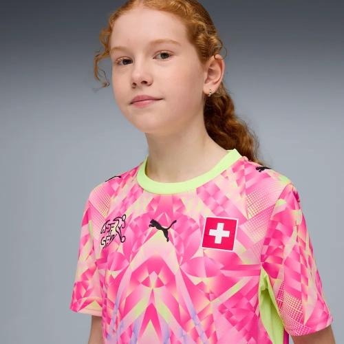 Preview: Switzerland Goalkeeper Children Jersey WC Pink - 2026